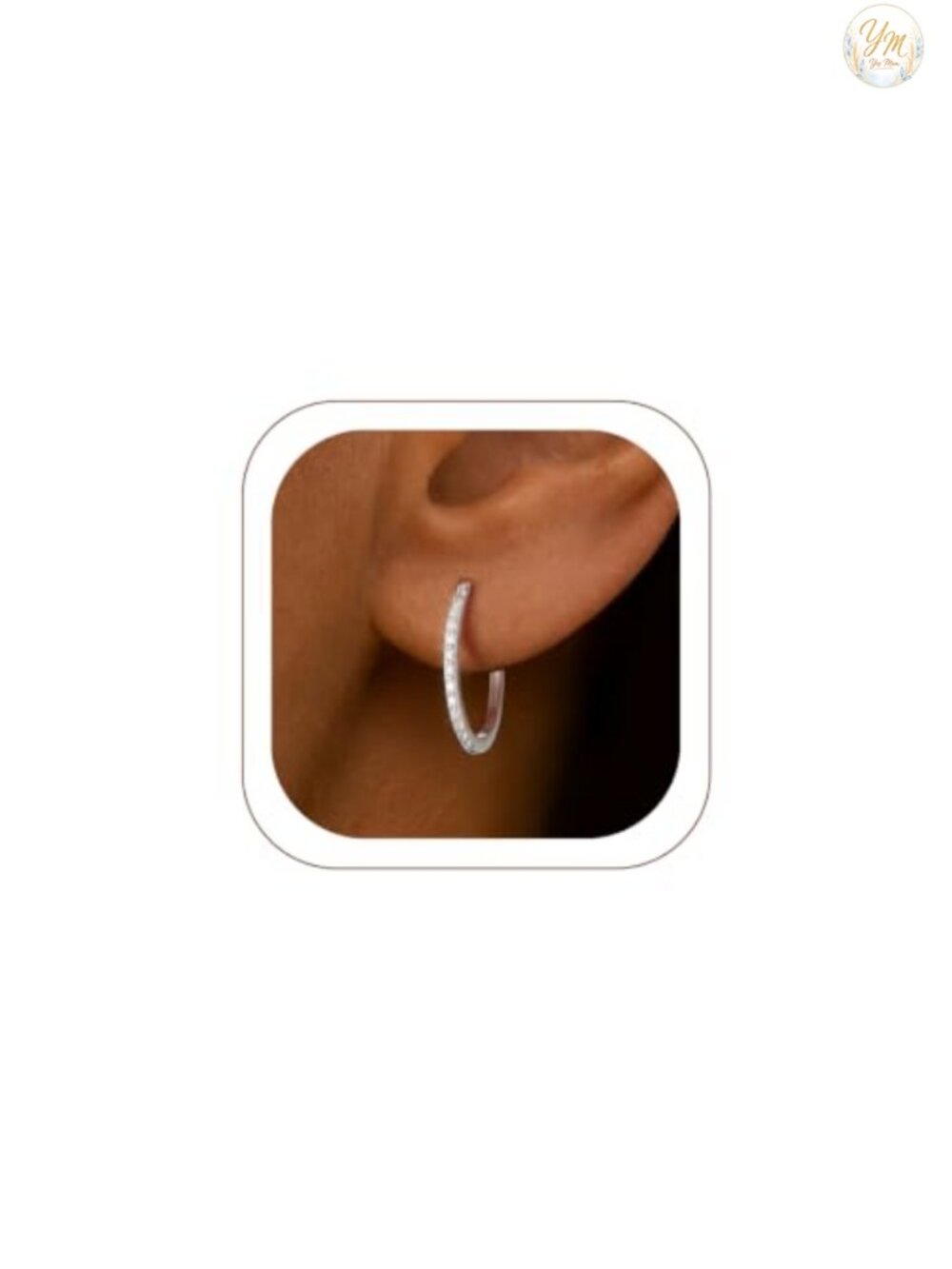 Sterling Silver Huggie Hoop Earrings Hypoallergenic Cartilage Huggie Hoops